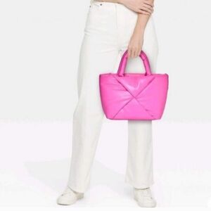 Pink Puffer Satchel